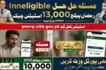 pmrrp.nitb.gov.pk Ineligible Issue Solved – Check Ramzan Package Status Online